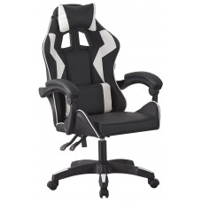 Крісло геймерське Bonro B-0519 черный с белым