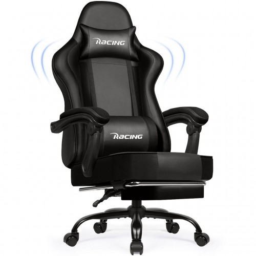 Кресло офисное с подставкой для ног Bonro B-059 черное