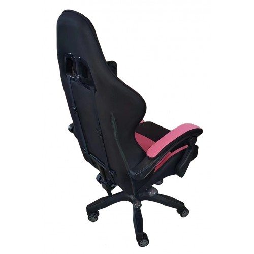 Кресло геймерское Bonro Lady 806 черно-розовое