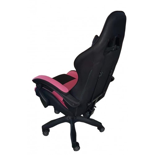 Кресло геймерское Bonro Lady 806 черно-розовое