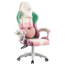 Кресло геймерское Bonro Lady 813 розово-фиолетовое Кресло геймерское Bonro Lady 813 розово-фиолетовое