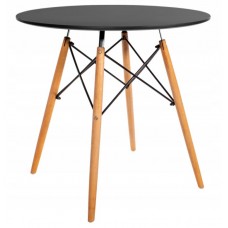 Стол обеденный круглый  Bonro В-957-600 Черный