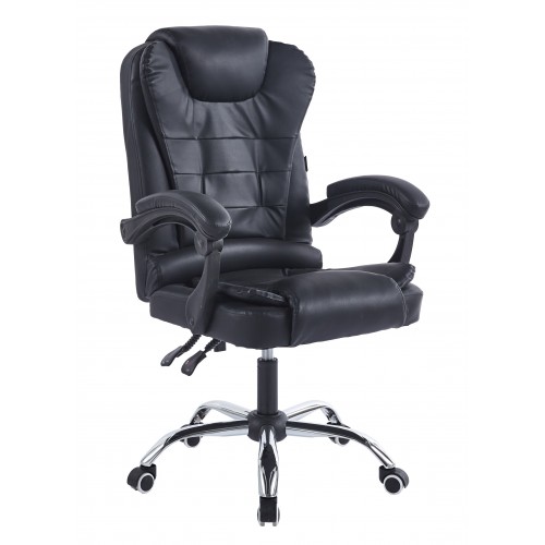 Кресло офисное на колесах Bonro BN-6070 черное