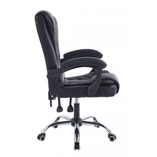 Кресло офисное на колесах Bonro BN-6070 черное