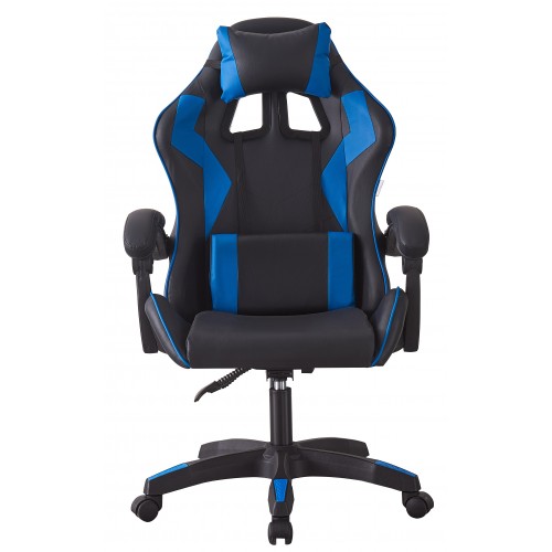 Крісло геймерське Bonro B-0519 черный с синим