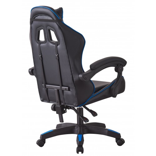 Крісло геймерське Bonro B-0519 черный с синим