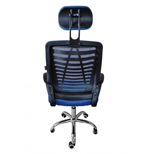 Кресло офисное Bonro B-6200 синее