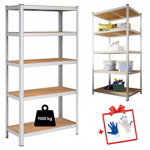 Стеллаж металлический 180x90x30 Siker G9030 5 полок
