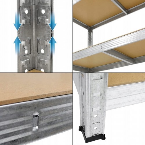 Стеллаж металлический 180x90x30 Siker G9030 5 полок