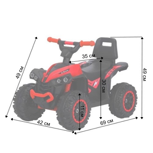 Дитяча машинка каталка толокар Spoko SP-925 червоний