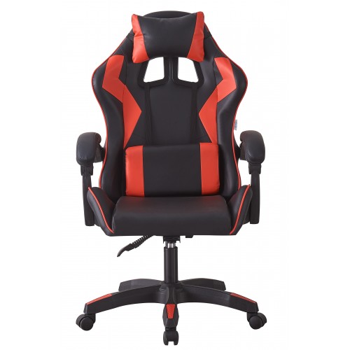 Кресло геймерское Bonro B-0519 черный с красным