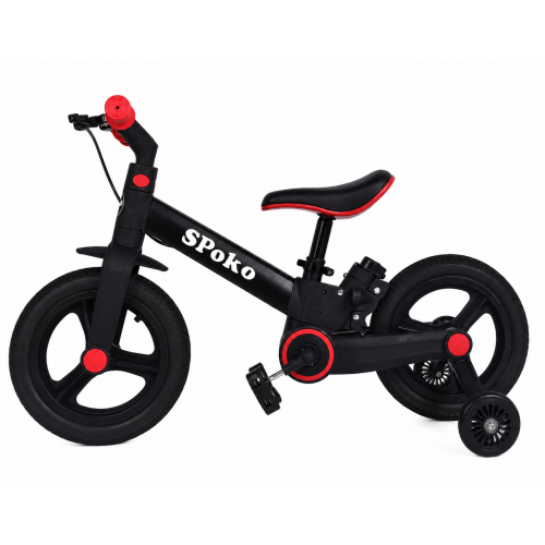 Биговел велосипед трасформер 3в1 Spoko SP-150 черно-красный