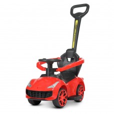 Дитяча машинка з ручкою Spoko SP-608 червоний Дитяча машинка з ручкою Spoko SP-608 червоний