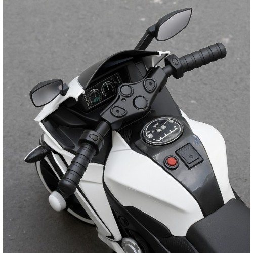 Детский электромотоцикл SPOKO SP-518 белый
