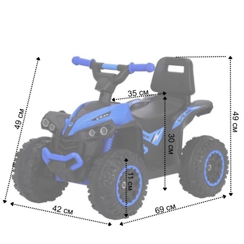 Дитяча машинка каталка толокар Spoko SP-925 синій