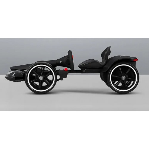 Детский электрокарт с пультом управления Spoko SP-V17 6V4,5 черный