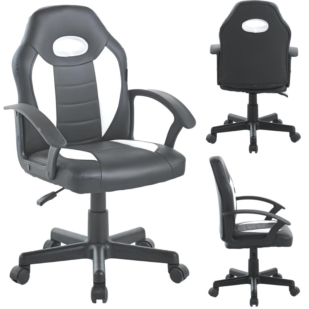 Кресло офисное геймерское Bonro B-043 белое