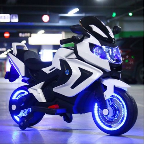 Детский электромотоцикл SPOKO SP-1600 белый